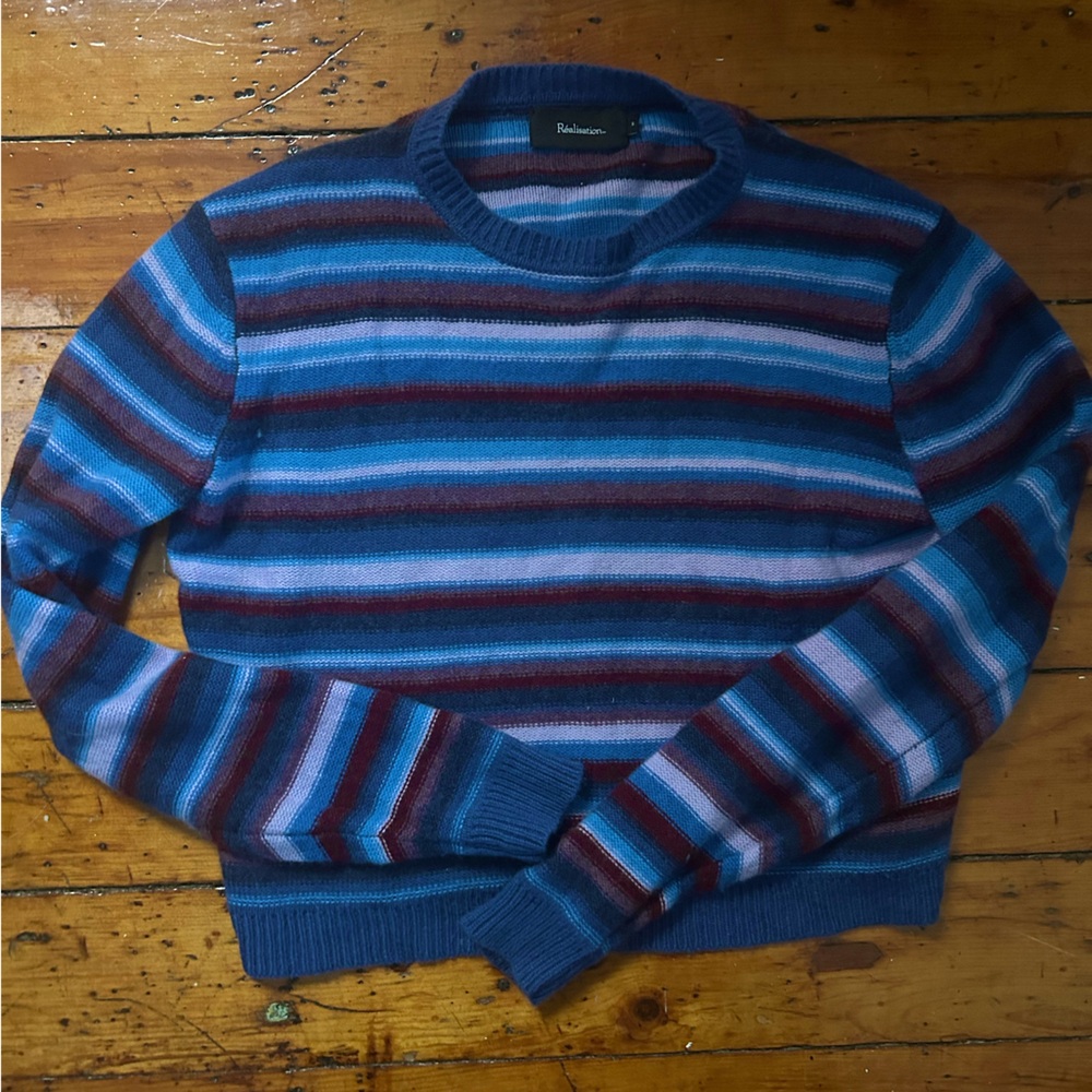 Realization Par the Ani Sweater in blue